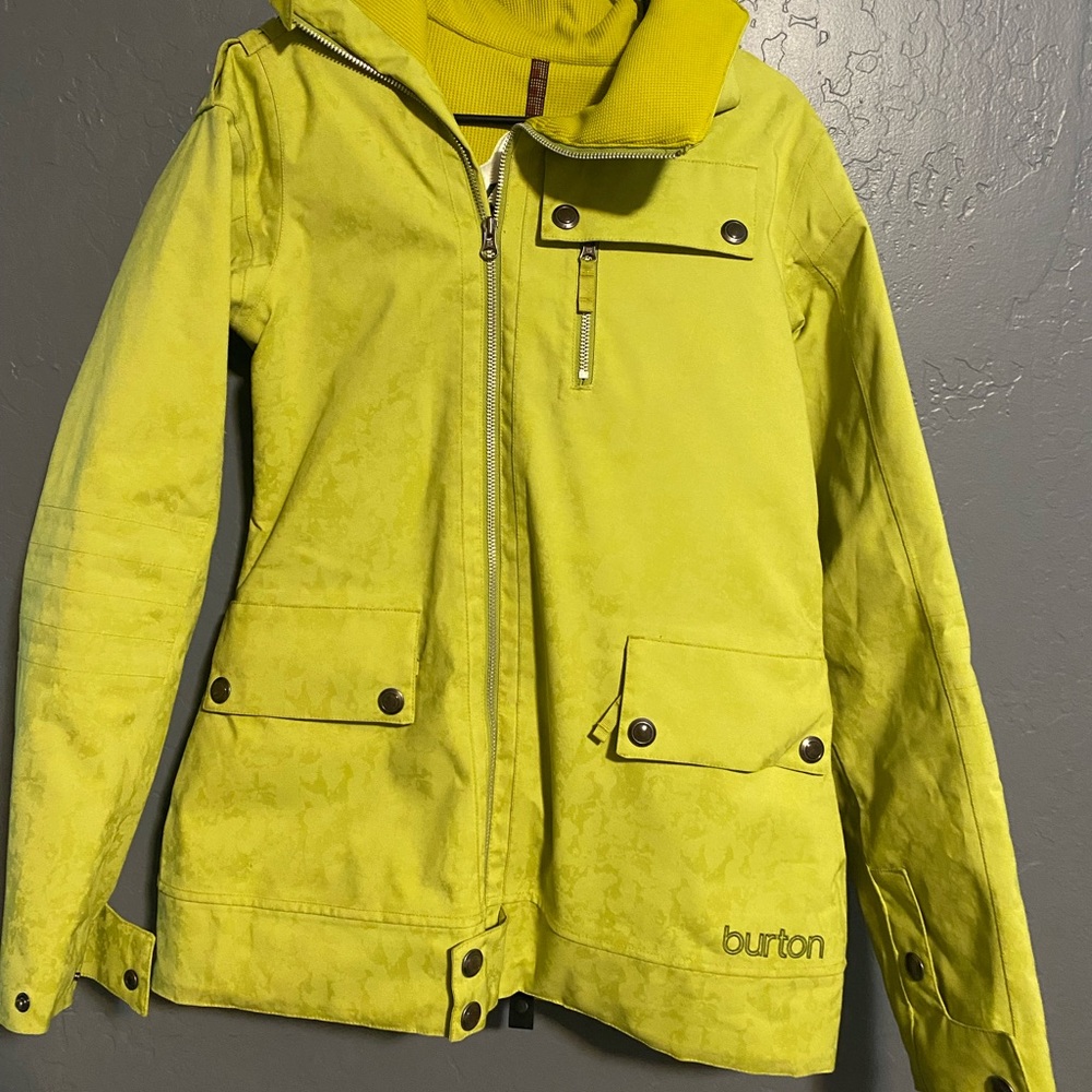 Burton Vibrant Yellow Ski Jacket